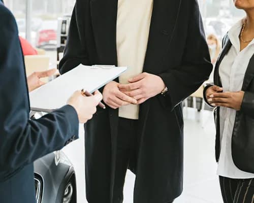 Satisfied Customers Selling Their Car